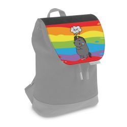 Wechselklappe für Rucksack Small schwarz