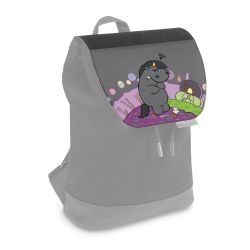 Wechselklappe für Rucksack Small schwarz