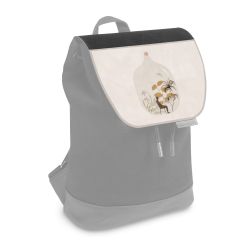 Flap for backpack small black