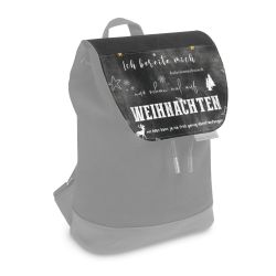 Wechselklappe für Rucksack Small schwarz