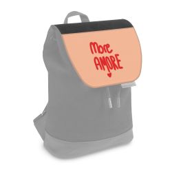 Flap for backpack small black