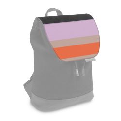 Flap for backpack small black
