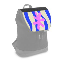 Flap for backpack small black