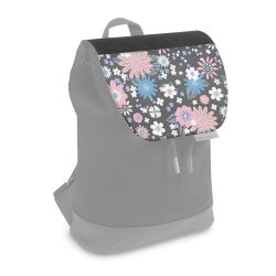 Flap for backpack small black