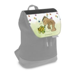 Flap for backpack small black