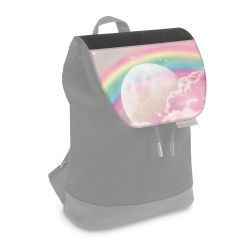 Flap for backpack small black