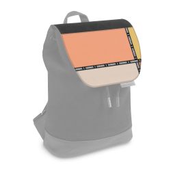 Flap for backpack small black