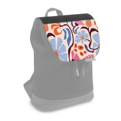 Flap for backpack small black