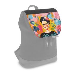 Flap for backpack small black