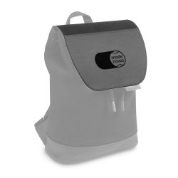 Flap for backpack small black