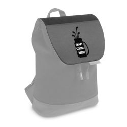 Flap for backpack small black