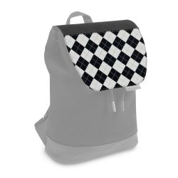 Flap for backpack small black