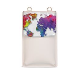 Mappa del mondo con skyline