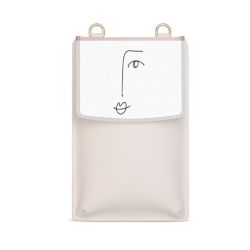 Wechselklappe für Minibag creme