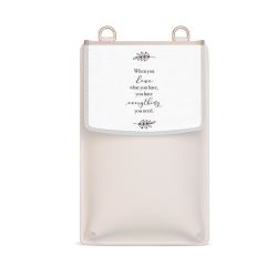 Wechselklappe für Minibag creme