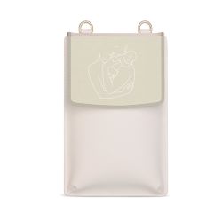 Wechselklappe für Minibag creme