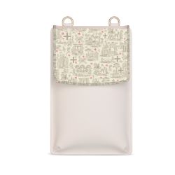 Wechselklappe für Minibag creme