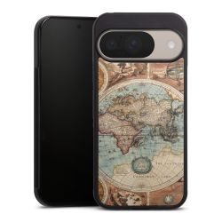 Mappa del mondo vintage