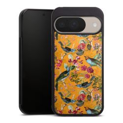 Vogels Bloemen Behang