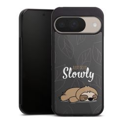Just Do It Slowly Sloth Grey