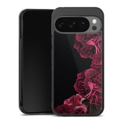 Rose vintage su nero