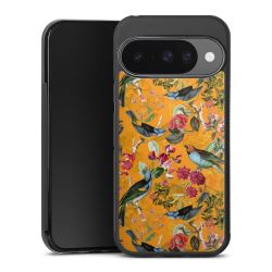 Vogels Bloemen Behang