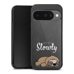 Just Do It Slowly Sloth Grey