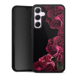 Rose vintage su nero