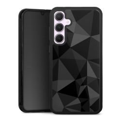 Motif Polygone Noir