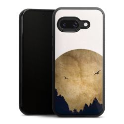 Twee vogels en de maan