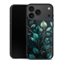 Eukalyptus dunkler Hintergrund