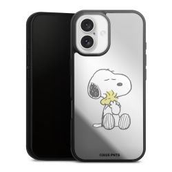 Snoopy And Woodstock Cuddling transparent