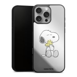 Snoopy And Woodstock Cuddling transparent