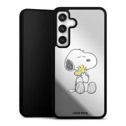 Snoopy And Woodstock Cuddling transparent
