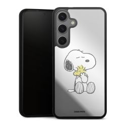 Snoopy And Woodstock Cuddling transparent