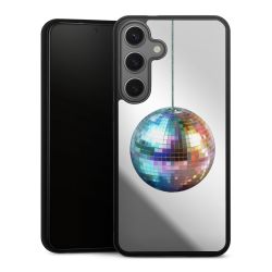 Disco Balls Party Blue Gold Transparent with AI