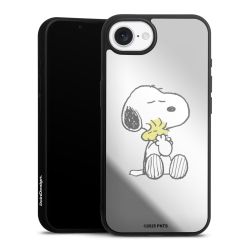 Snoopy And Woodstock Cuddling transparent