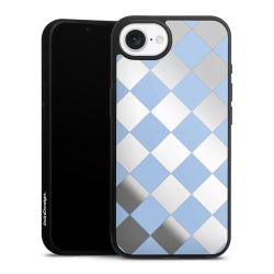 Checked Pattern Light Blue without Background