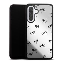 Bows Black Pattern Transparent