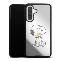 Snoopy And Woodstock Cuddling transparent
