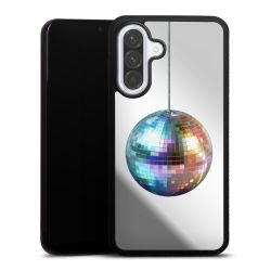 Disco Balls Party Blue Gold Transparent with AI