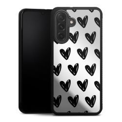 Herzen Schwarz ohne Hintergrund