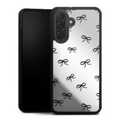 Bows Black Pattern Transparent