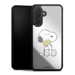 Snoopy And Woodstock Cuddling transparent