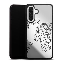 Carte Polygone Noir sans Fond