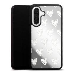 Coeurs blancs transparente