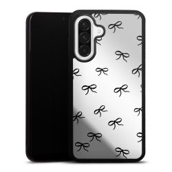 Bows Black Pattern Transparent