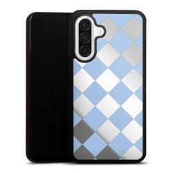 Checked Pattern Light Blue without Background