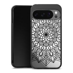 Mandala Indien Noir sans Fond