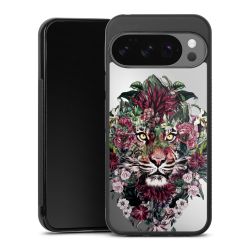 Floraler Tiger ohne Hintergrund